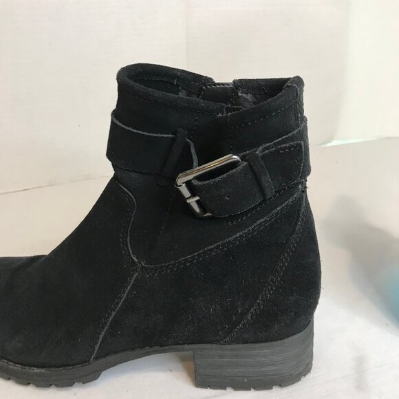 CLARKS WOMEN MARANA AMBER SUEDE ANKLE BOOTS SIZE 6 - Picture 4 of 11